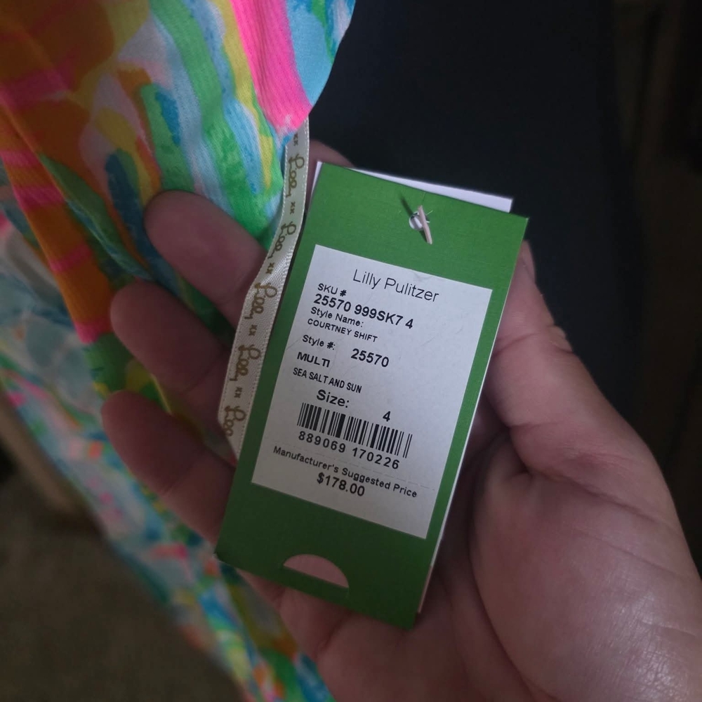 NWT Lilly Pulitzer Courtney Shift Dress - Picture 2 of 2